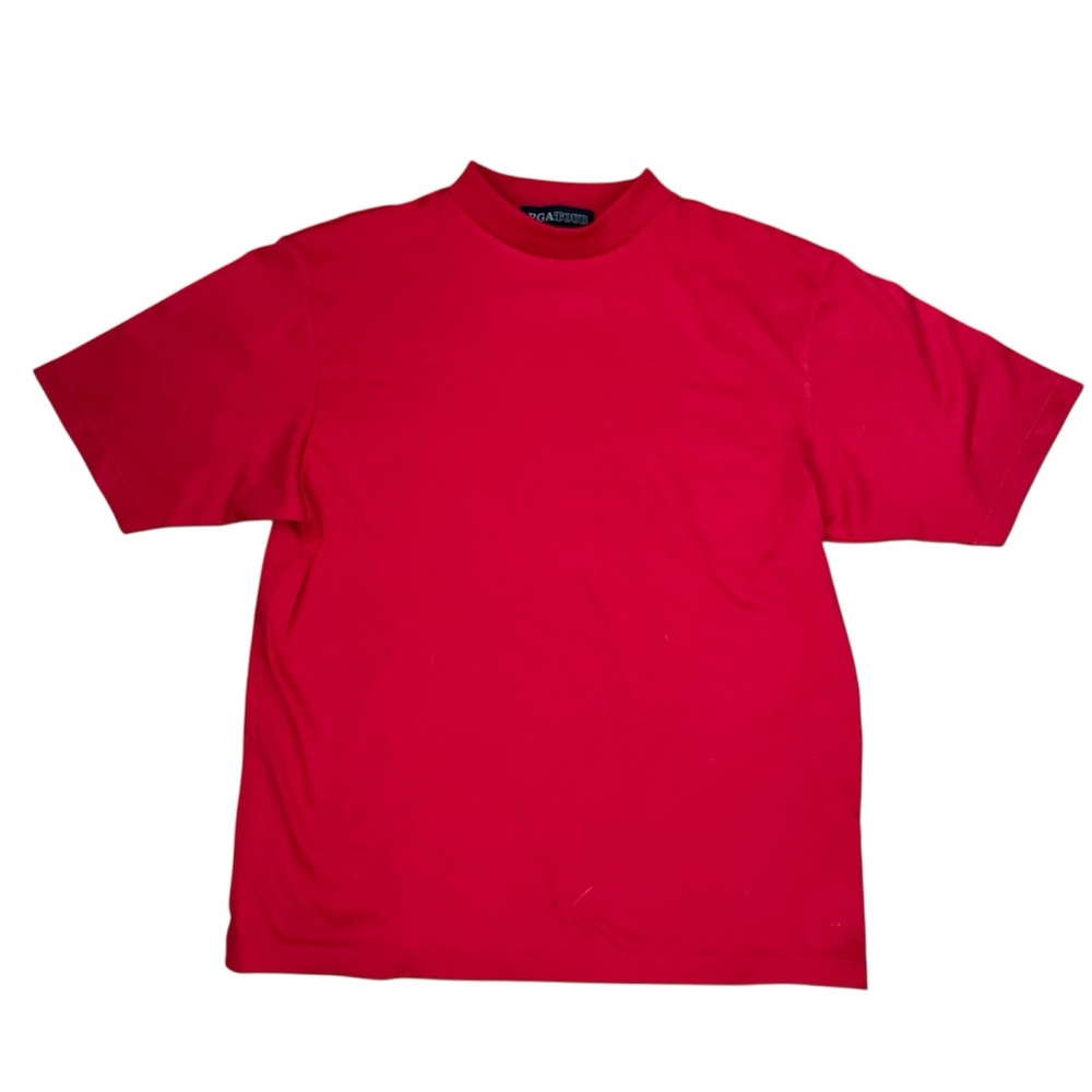 PGA Tour Red Short Sleeve Tee